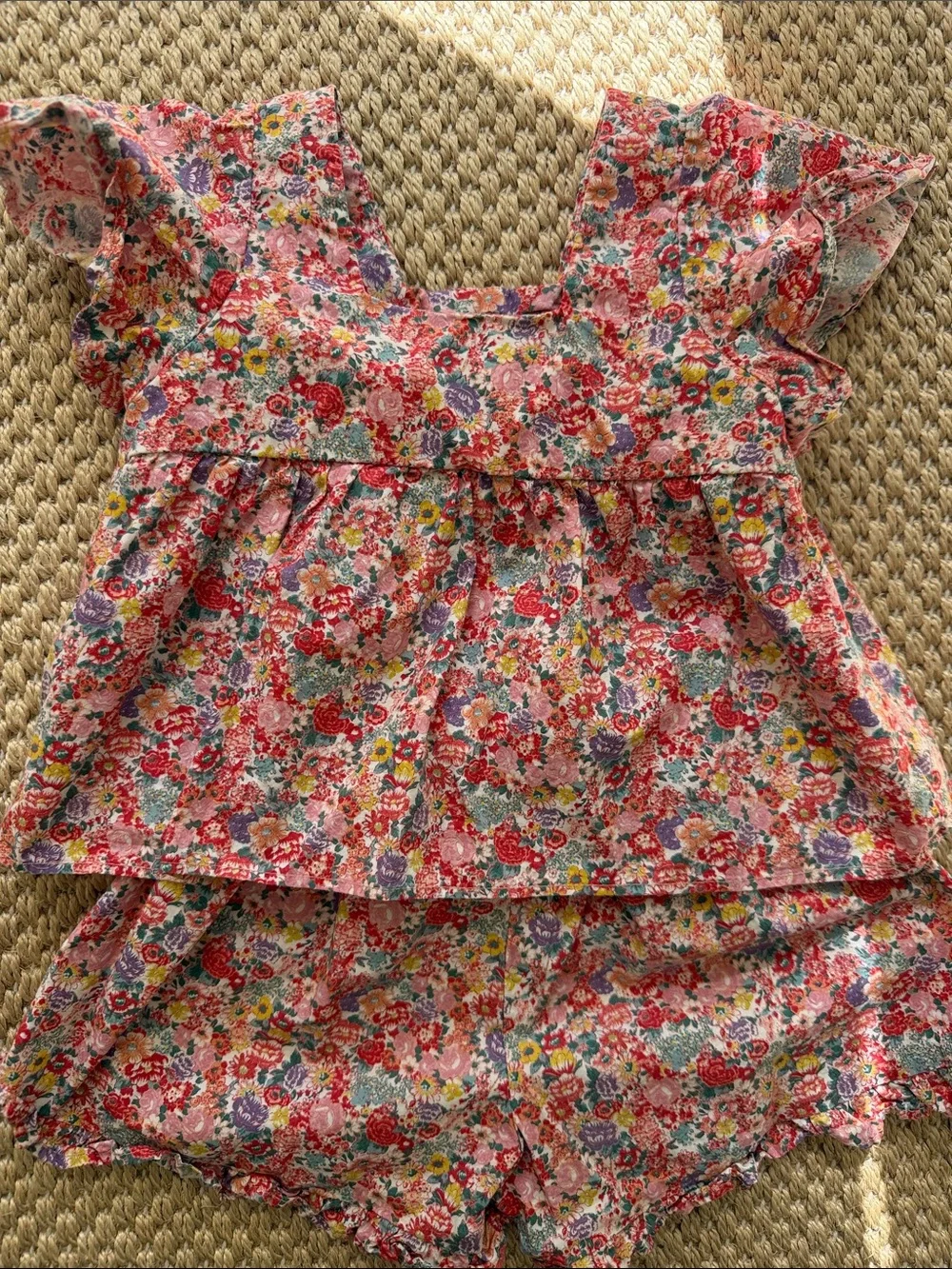 Zara Pink Floral Liberty Print Two-Piece Matching Set size 4 years